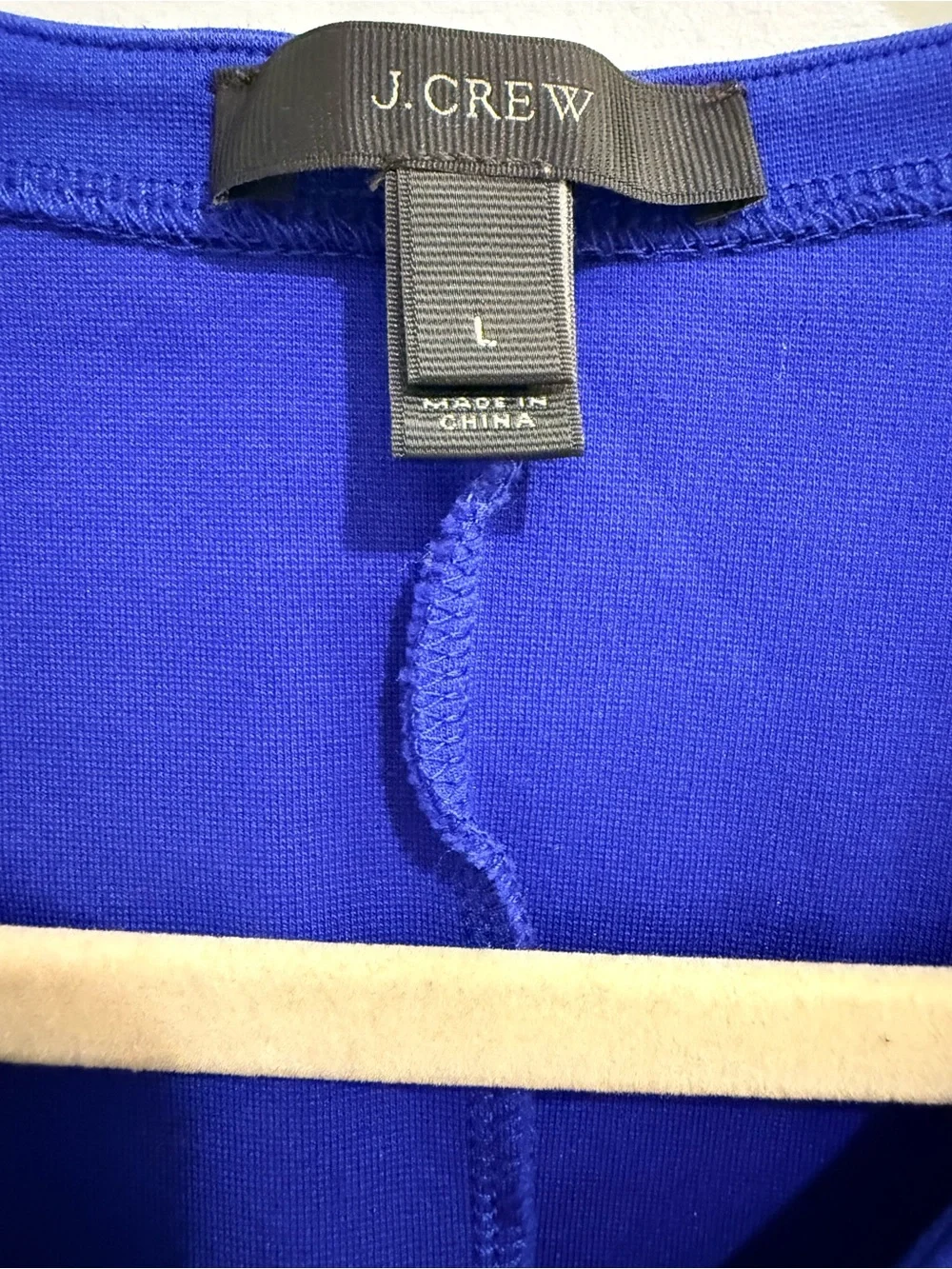 J. Crew Royal Blue Sleeveless Peplum Tank